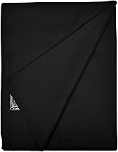 Arvore Bunkaar Handloom 100% Pure Wool Very Warm Plain Blanket/Lohi (54" X 96") (Black)