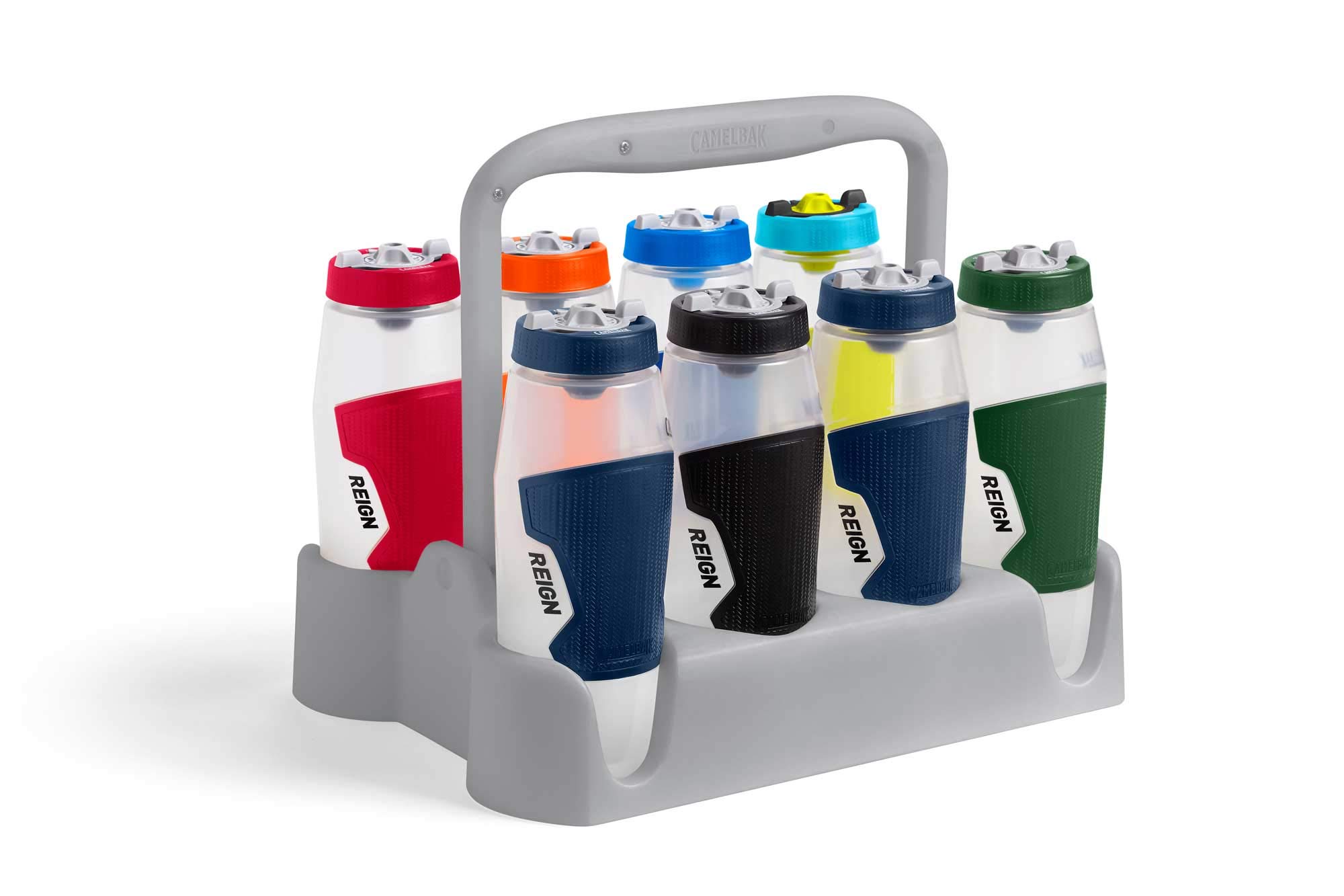 CAMELBAK Reign Sportwasserflasche – 750 Ml, BPA-frei | Mit 3-in-1-Trinkventil (Jet, Duschmodus, Auslaufsicher)