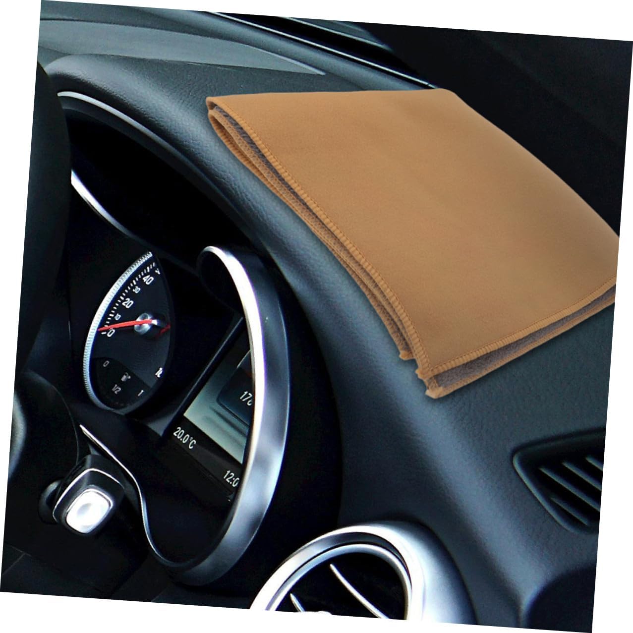 LABRIMP Microfiber Car Drying Towel Double-Sided Thick Absorbent Washcloth 30x60cm Multi-Function Cleaning Cloth for Exterior Car Care and Household Use
