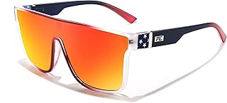 Fashion Flat Top Sunglasses Oversized Square Shades Women Men UV400 B2862