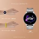 Noise Twist Go Round dial Smartwatch with BT Calling, 1.39" Display, Metal Build, 100+ Watch Faces, IP68, Sleep Tracking, 100+ Sports Modes, 24/7 Heart Rate Monitoring (Elite Silver) gallery image