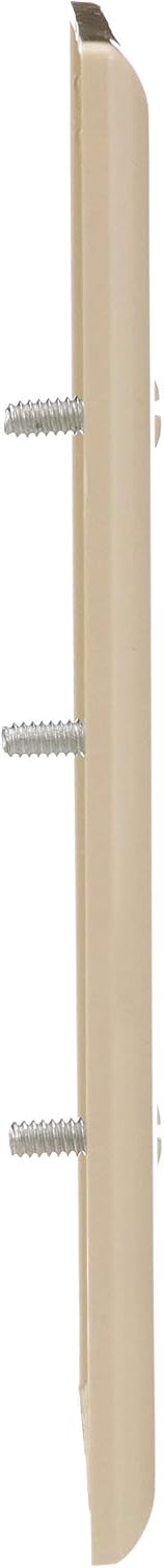 Eaton 2038V Mid-Size Toggle/Duplex Receptacle Combo Thermoset Wallplate - Ivory