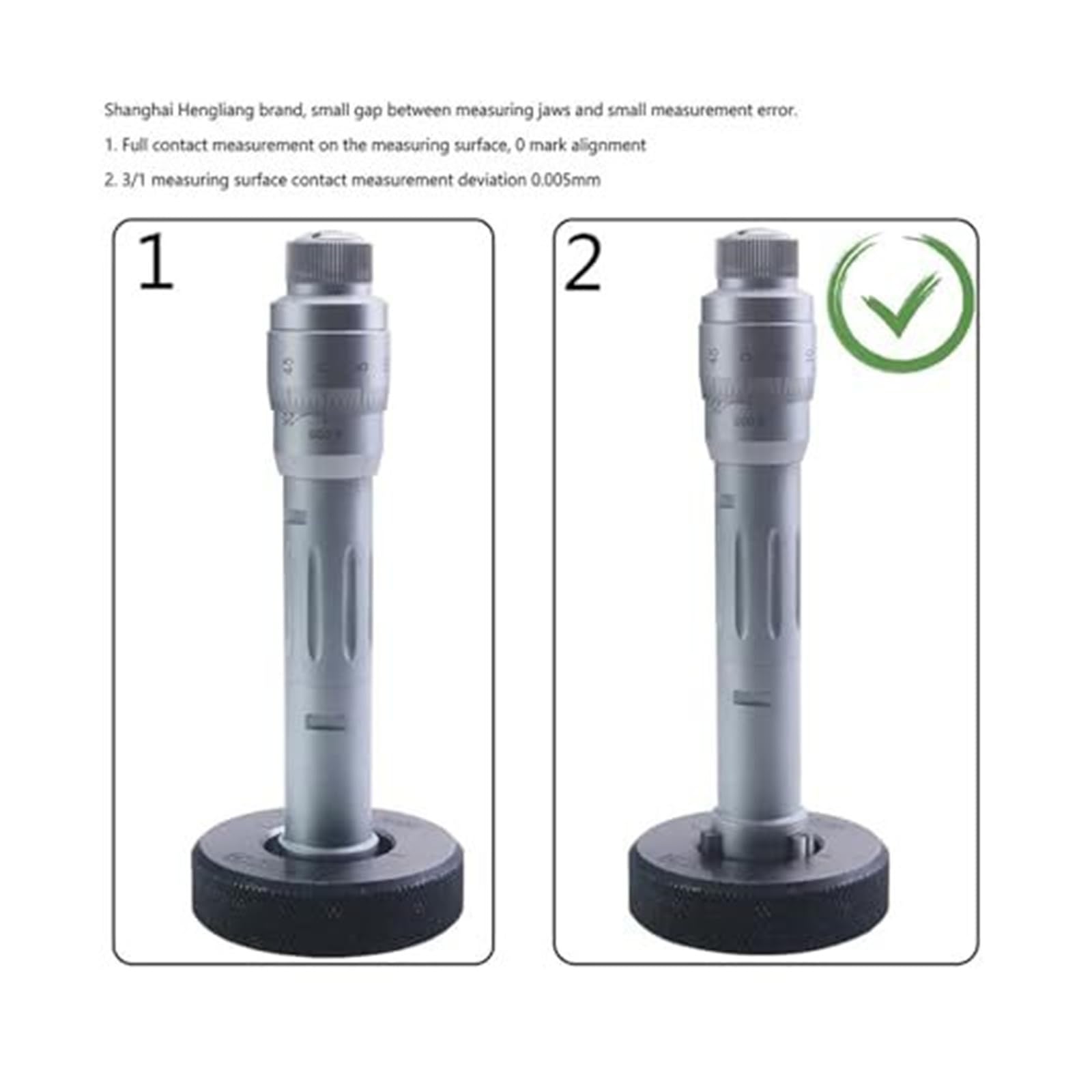 Mikrometr o średnicy wewnętrznej z trzema pazurami. Precyzyjny trzypunktowy pomiar wewnętrzny 0,004 mm (40 50 mm)(6-8mm)