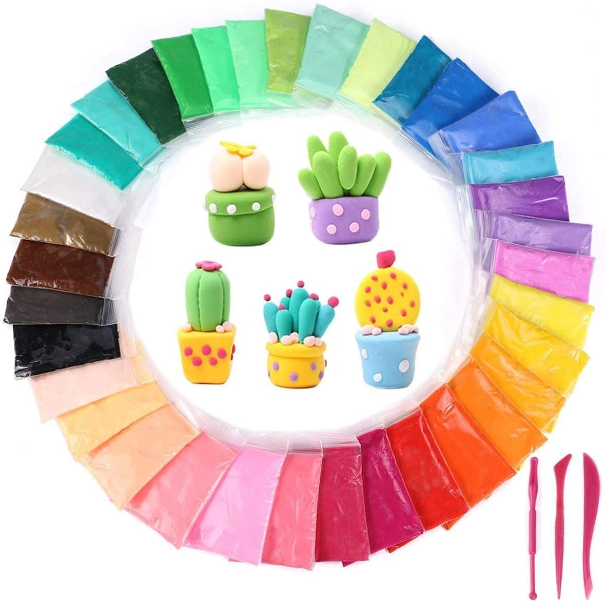 DIY Super Light Modeling Air Dry Magic Clay Plasticine with Tools for Kids/Teens Children Play Non Toxic Dough (12 Colours) (B09448BL3X) Amazon Price History, Amazon Price Tracker