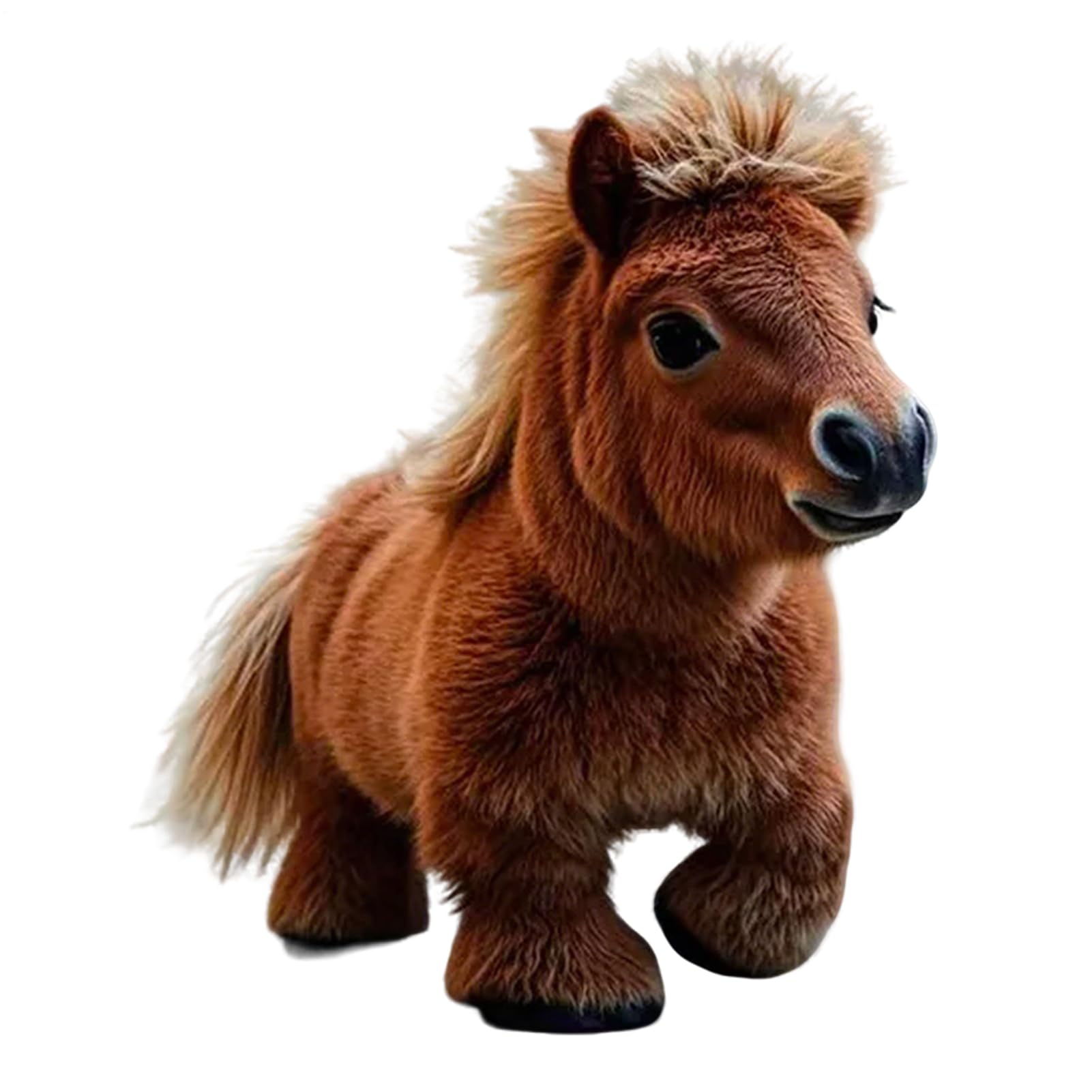 Robotic Horse Toy For Kids - 3 Colors Battery Operated Toy | Interactive Plush Electronic Figurine With Realistic Sound Effects Walking Action, Smart Walking Playset For Boys Girls