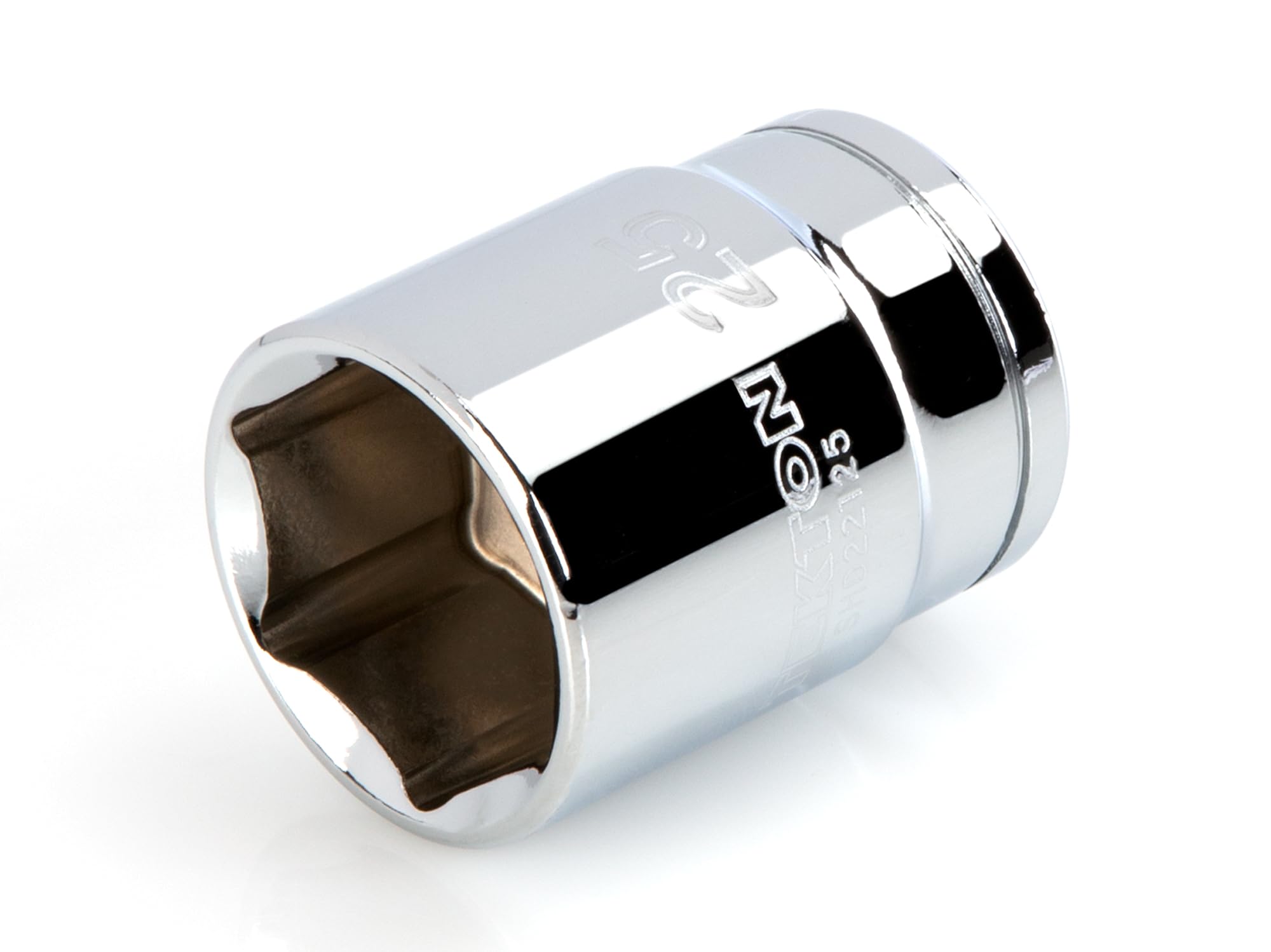 TEKTON 1/2 Inch Drive x 25 mm 6-Point Socket | SHD22125 | Shallow