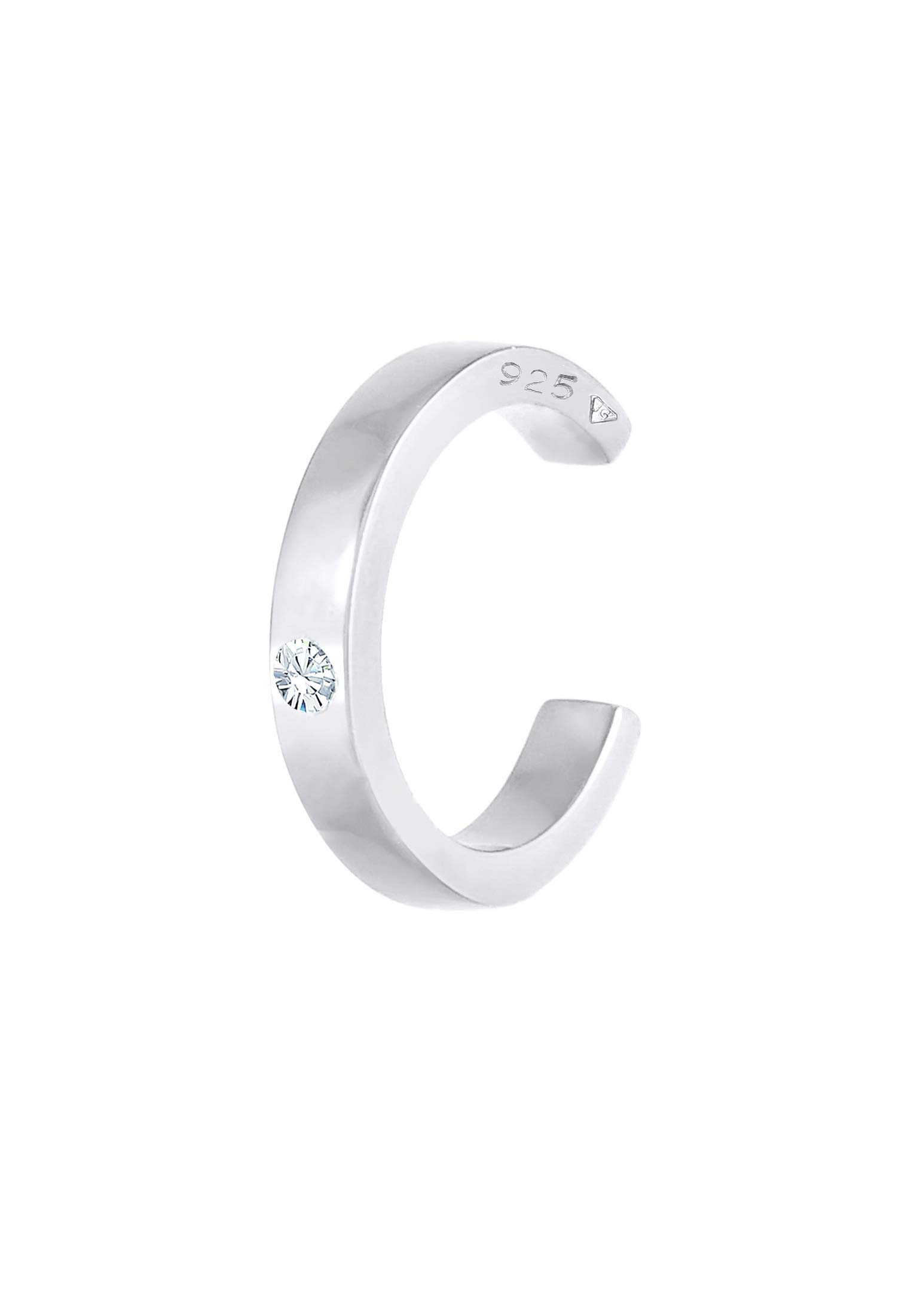 Elli Ohrringe Single Earcuff Kristalle 925 Silber