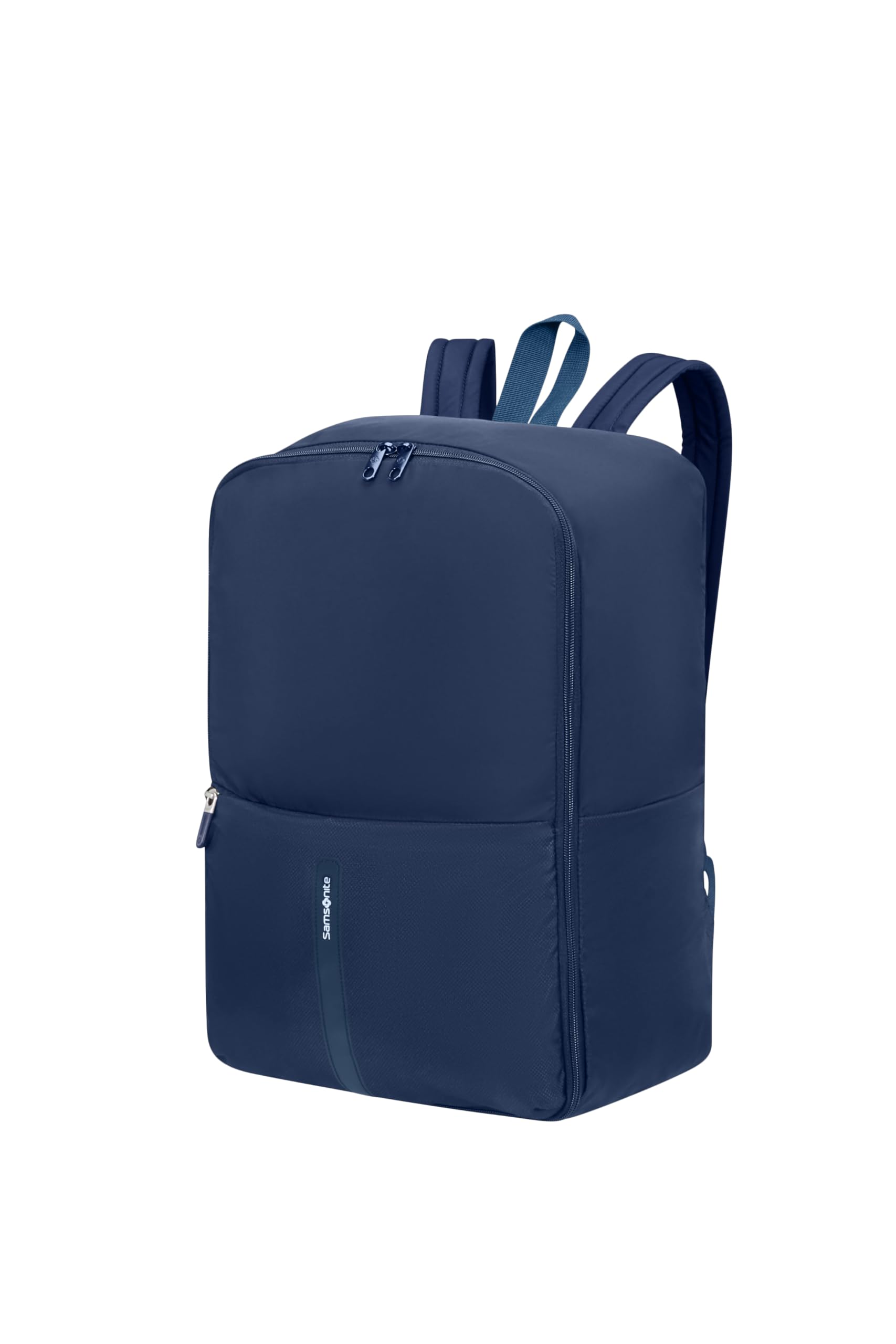 Samsonite TA Revolution - Foldable Cabin Rucksack 45 x 35 x 20 cm, Lightweight Hand Luggage for EasyJet, Reflective Details, 0.20 kg, Blue (Midnight Blue)