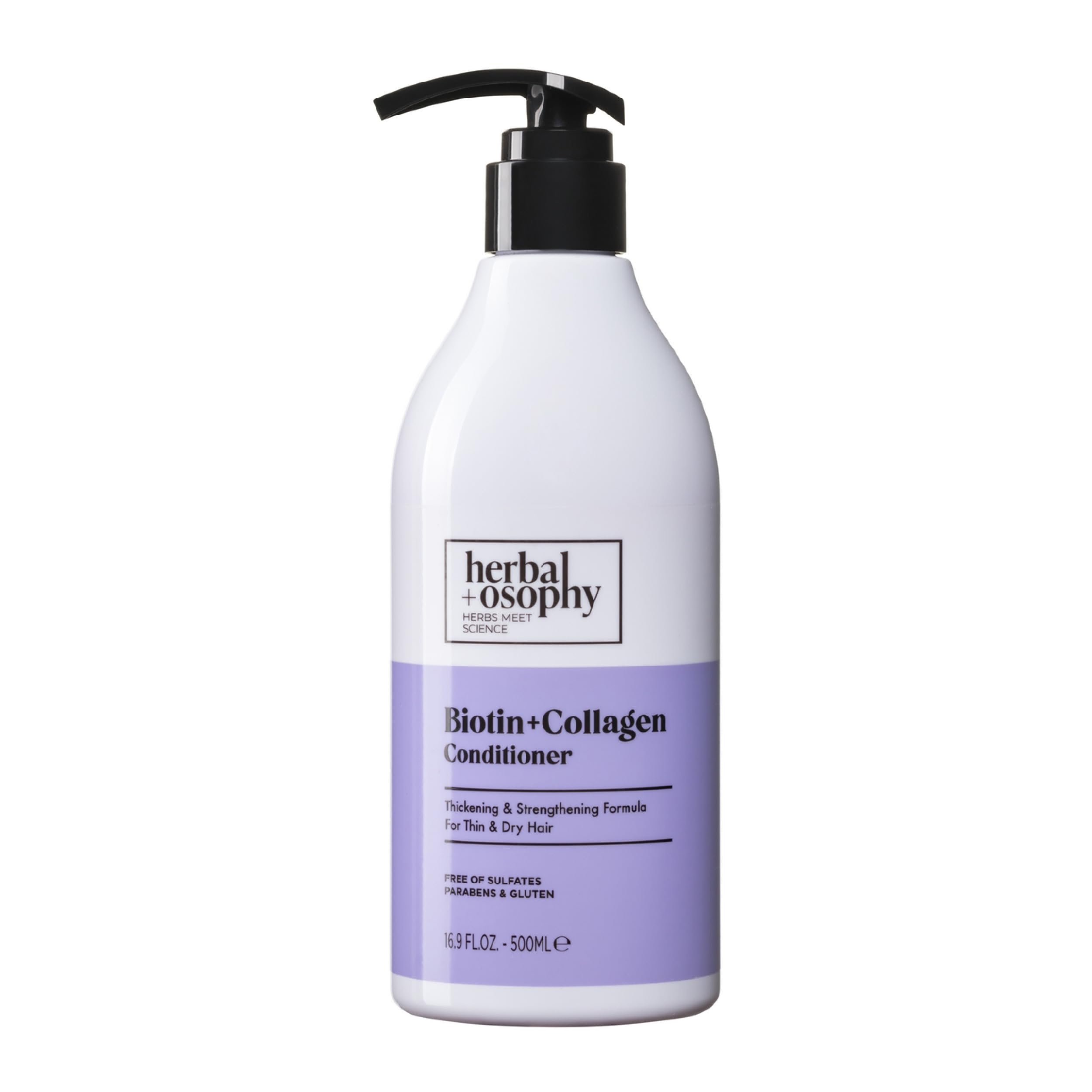 16.9 Fl Oz Biotin & Collagen Conditioner, Hair Growth Thickening Conditioner, Repair Dry, Damaged Thinning Hair, Infused with Vitamin B7 & Argan Oil,