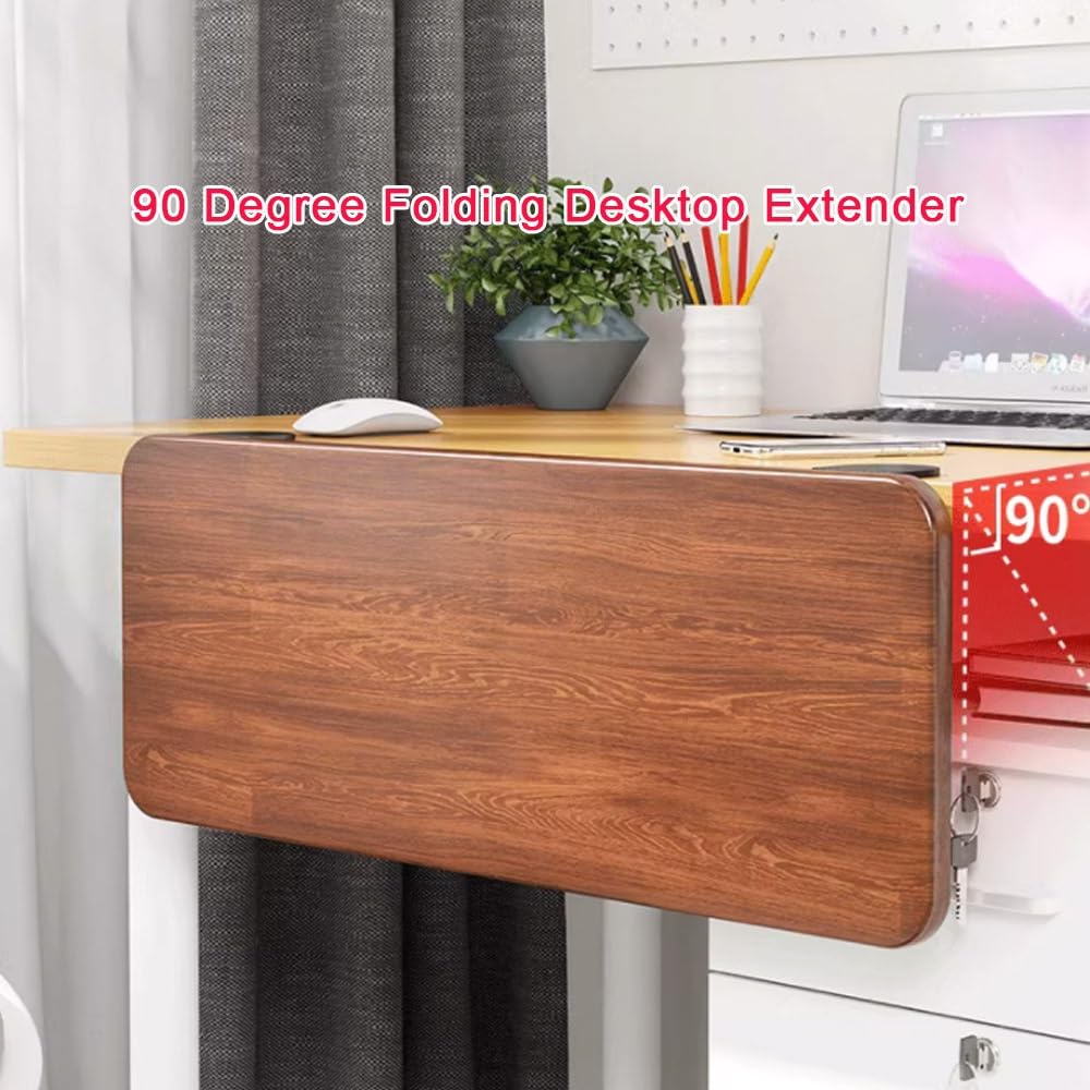 Regulowana taca na klawiaturę, 51 cm, składany, ergonomiczny przedłużacz biurka, obsługuje łokcie, montaż zaciskowy, oszczędność miejsca, do domowego biura
