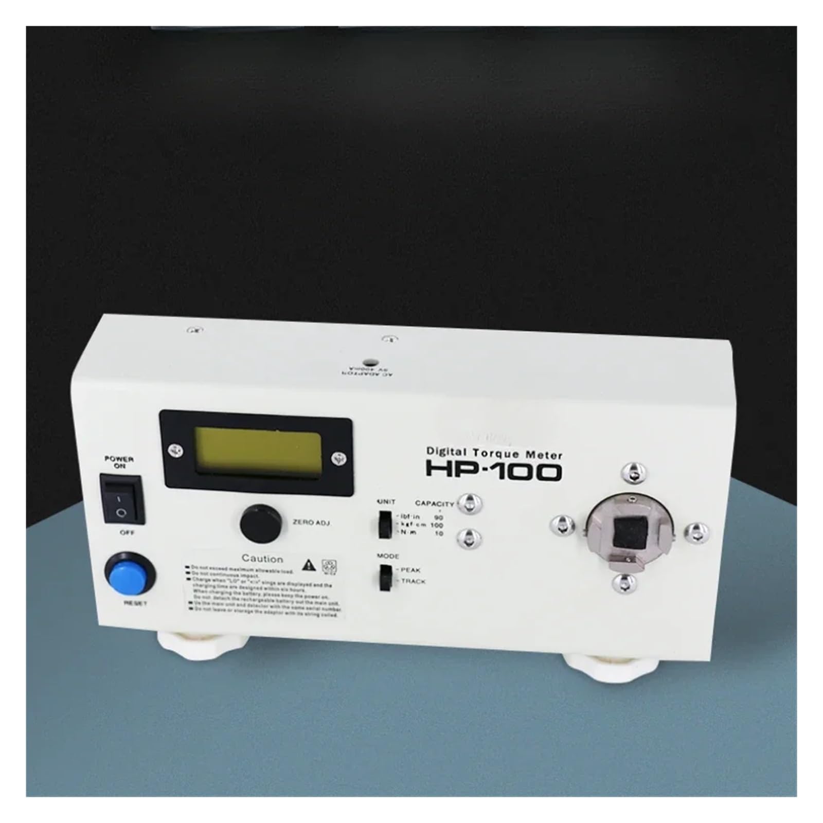 Comprobador de Par Destornillador eléctrico HP10 20 50 100 de viento Medidor torsión Probador torque(HP-100)