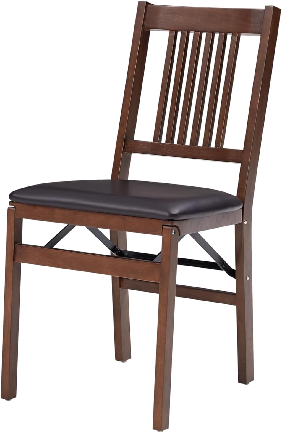 MECO STAKMORE Shaker Ladderback-Sedia Pieghevole, Set da 2, Legno da frutto