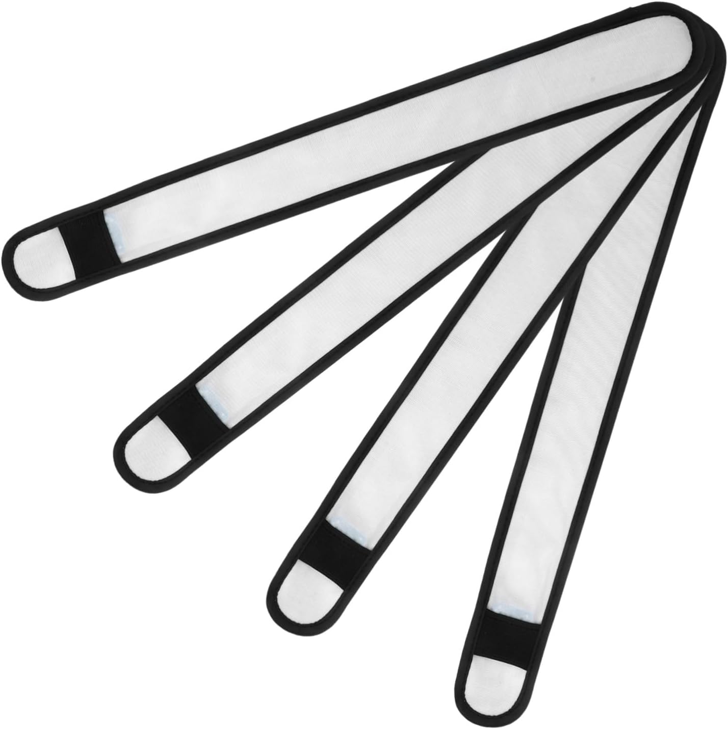 VICASKY 4Pcs LED Horse Leg Bands Light Up Reflective Straps for Night Riding Equestrian Safety Gear with Durable Design and Comfortable Fit for Training and Nighttime Adventures