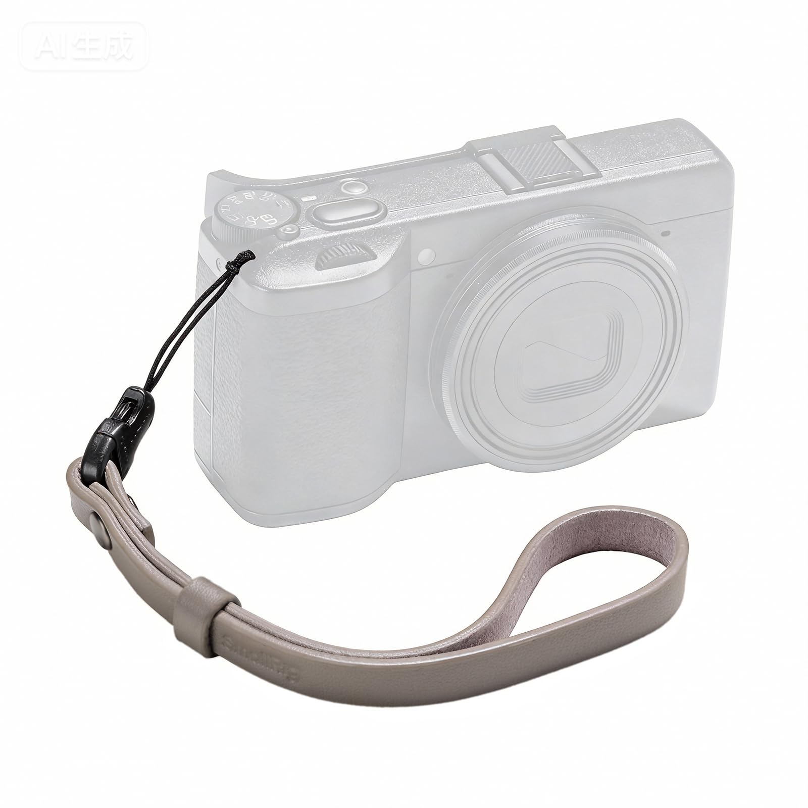 SMALLRIG Pasek na nadgarstek z szybkim zapięciem do Ricoh GR, regulowany, do Sony ZV-1 II/ZV-1 / ZV-1F, do Canon G7 X Mark III, do etui na do iPhone'a serii 17, szary - 5682
