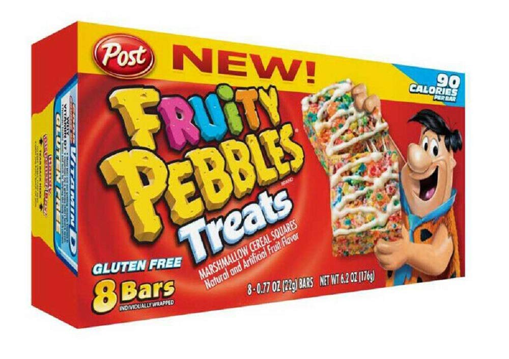 Post Fruity Pebbles Treats 8-count Box 