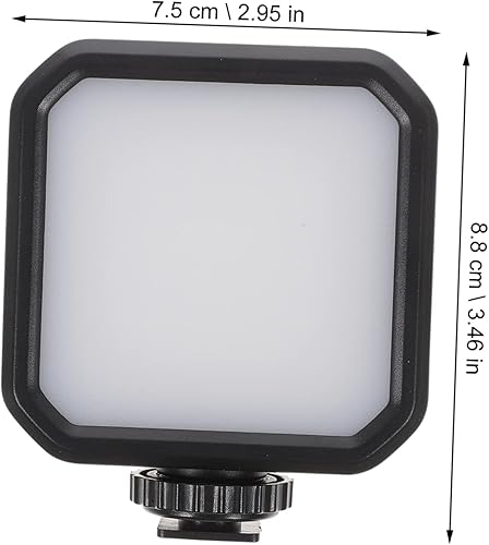 Miniatura 8 de Luz de relleno para cámara, montaje en trípode, luz de video LED recargable, luz de video RGB, iluminación de fotografía, luces de cámara para