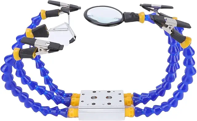 FTVOGUE Hjälpande Händer Svetshållare med Förstoringsglas - Ajax Tredje Kit