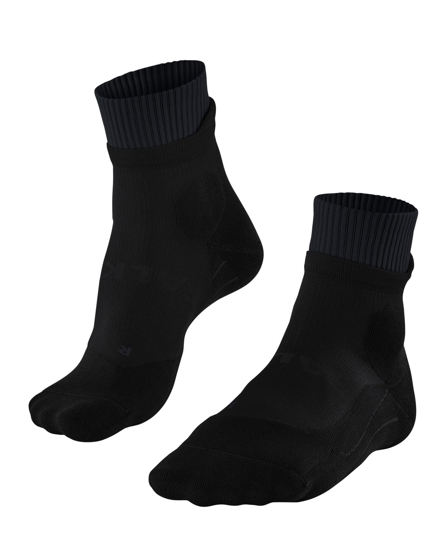 FALKE Herren Laufsocken RU Trail M So Funktionsmaterial antiblasen 1 Paar, Schwarz Black 3003, 44-45