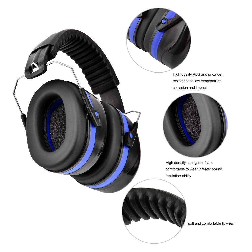 WNSC Noise Cancelling Headphones, Lightweight Ear Defenders for Sleep Studies Work, Travel - Image 4
