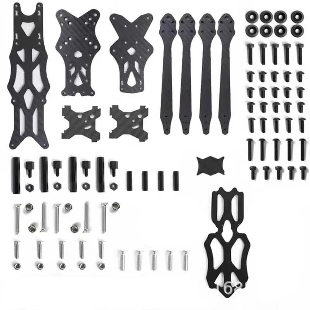 FPV Drone HD VISTA 5" 224 mm Kit Telaio Compatibile RC Quadcopter Fibra di Carbonio Parti FAI DA TE Racing Freestyle (5" VISTA)