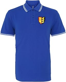 Ipswich 1960s-1970s Retro Football Iconic Polo Embroidered Logo