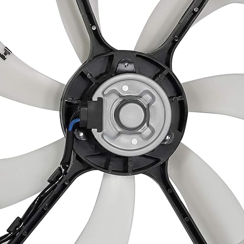 Miniatura 6 de DNA Motoring OEM-RF-0265 TO3115165 Reemplazo del conjunto del ventilador de refrigeración del radiador de estilo de fábrica, negro