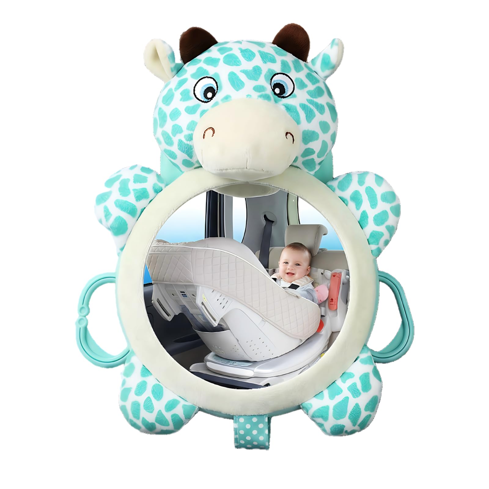 Baby Car Mirror for Back Seat Shatterproof Acrylic Rear View