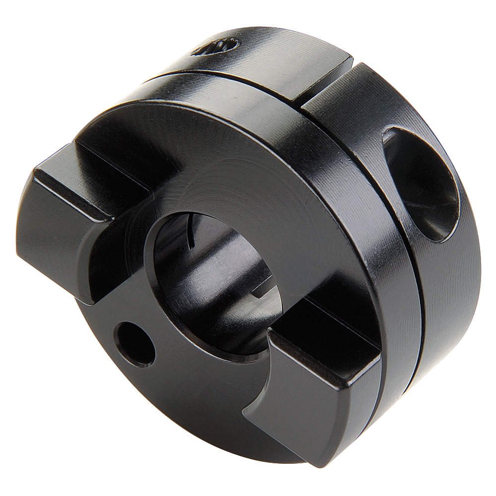 Ruland MOCT5114A Oldham Coupling Hub, Clamp Style, Black Anodized