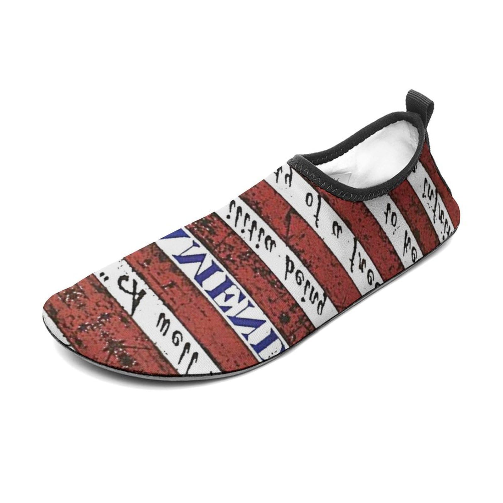 2nd Amendment Brand Vintage USA Flag Lightweight Water Shoes Socks Non Slip Shoes for Women Men Beach Swim River