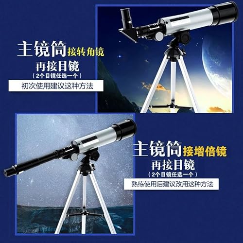 Telescope for Kids, Astronomical Telescopes Zoom 90X HD 50/360mm Telescopes Portable Refractor Spotting Scope With Tripod, Outdoor Telescope for Adults, Kids and Beginner