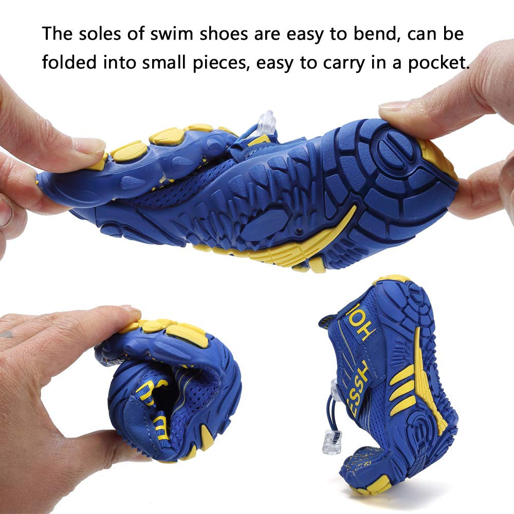 Zapatos de Agua para Niños Antideslizante Secado Rápido Azul 33 EU