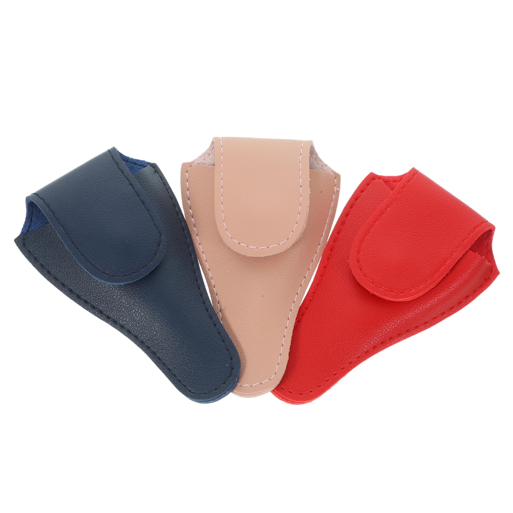 ULDIGI Nail Scissor Cuticle Scissor Bag 3pcs Nail Nipper Case Cuticle Scissors Holder Manicure Scissors Pouch Storage Bag