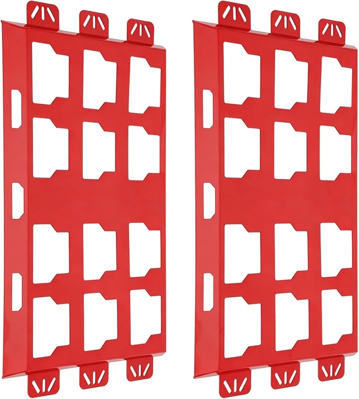Mounting Plate Compatible with Milwaukee Packout Toolboxes, Space Saving Wall Mount Packout Accessories, Full Metal Powder Coated Packout Mounting Plate, Tool Storage Organizer System (2 Full Width)