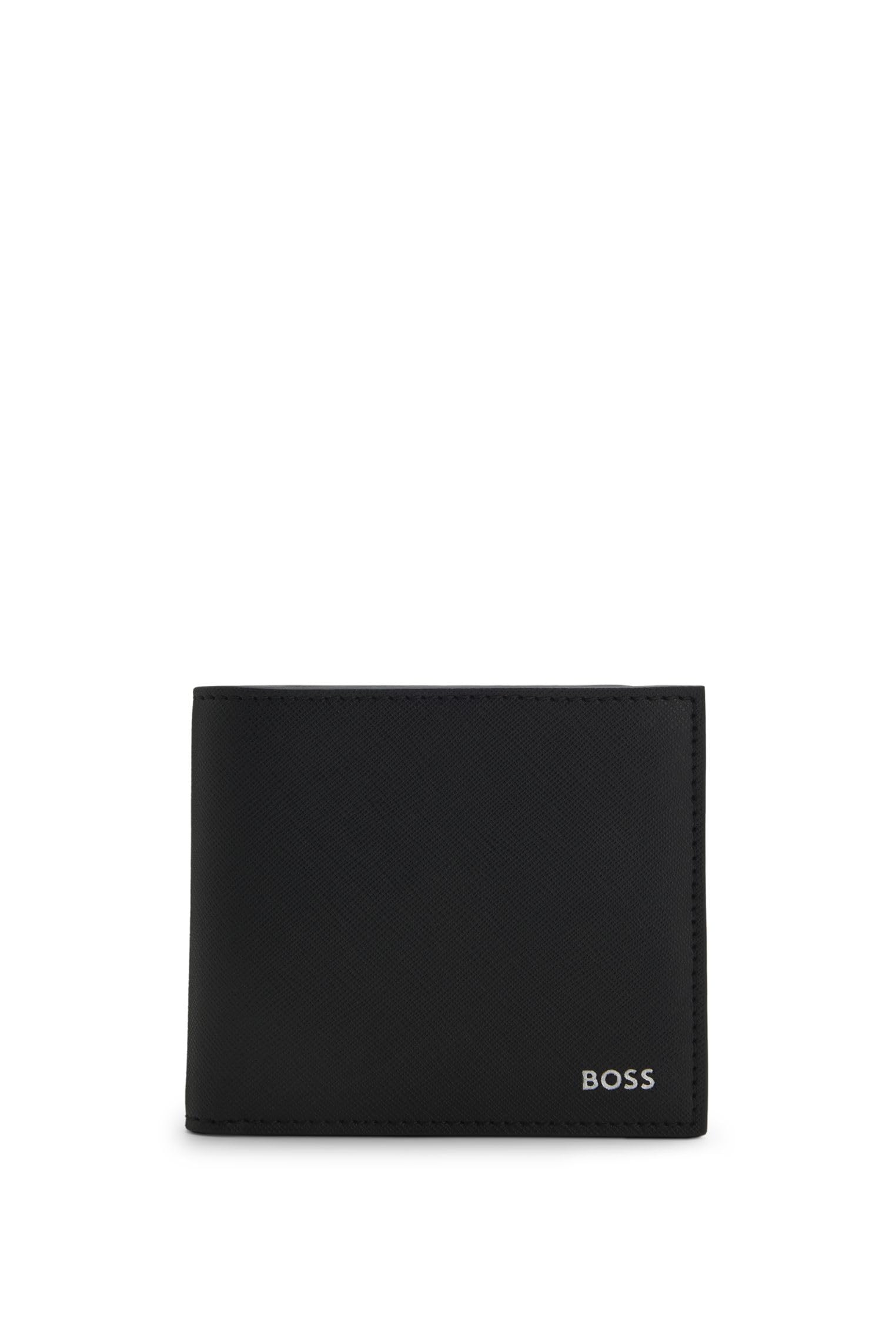 BOSS Zair_8cc N., 8 emplacements pour Cartes Homme, Black1, One Size