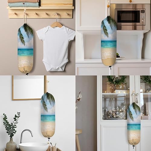 Miniatura 6 de Soporte para bolsas de plástico para montaje en pared, lavables, grandes y reutilizables, bolsas de almacenamiento para bolsas de compras,