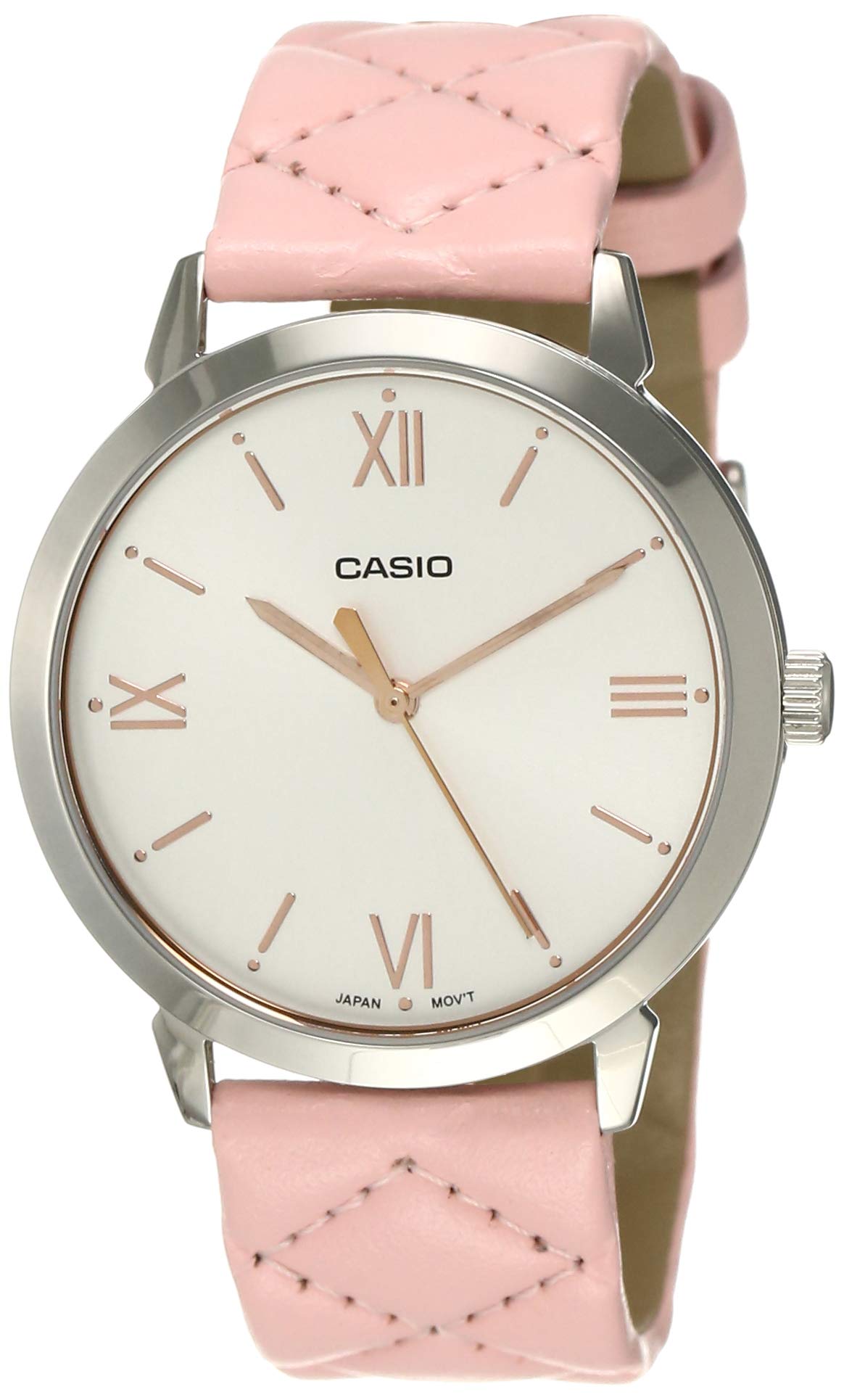 Casio Enticer Ladies Analog Pink Dial Womens Watch - LTP-E153L-4ADF(A1483) (B07HR75RJP) Amazon Price History, Amazon Price Tracker