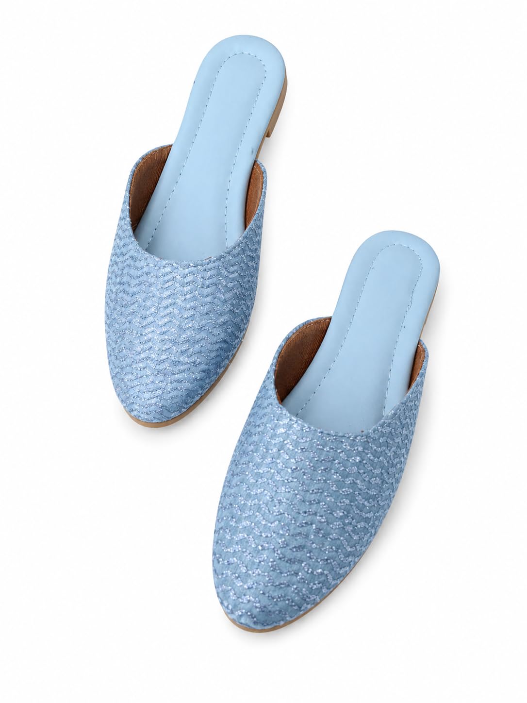 Grey Embroidered Ethnic Jutti- Jutti for Women | Traditional Ethnic Slip-On Footwear | Comfortable Casual, Festive & Shoes Embroidered Ethnic Jutti-image-8