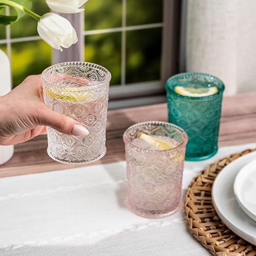 Miniatura 2 de Cameo Doble Vidrio Antiguo Moda, Transparente, 4 Piezas