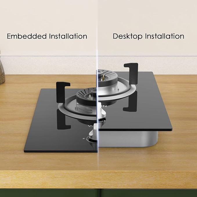 Estufa de Gas con Vidrio Templado y Panel de 330x430 mm miniatura 4