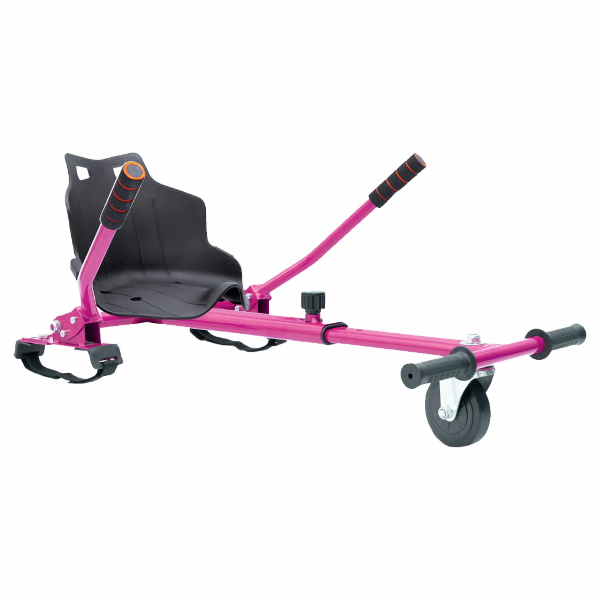 Hover-Pro HOVERKART - Go Kart Adjustable Hoverkart Seat For Self Balancing Scooters - Fits All Hover Board Sizes - 6.5", 8" and 10" (Pink)