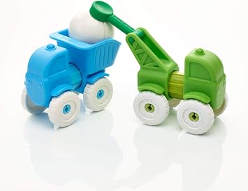مجموعة البناء المغناطيسية SmartMax My First Vehicles STEM Learning Toy للأطفال من سن 1 إلى 5 سنوات