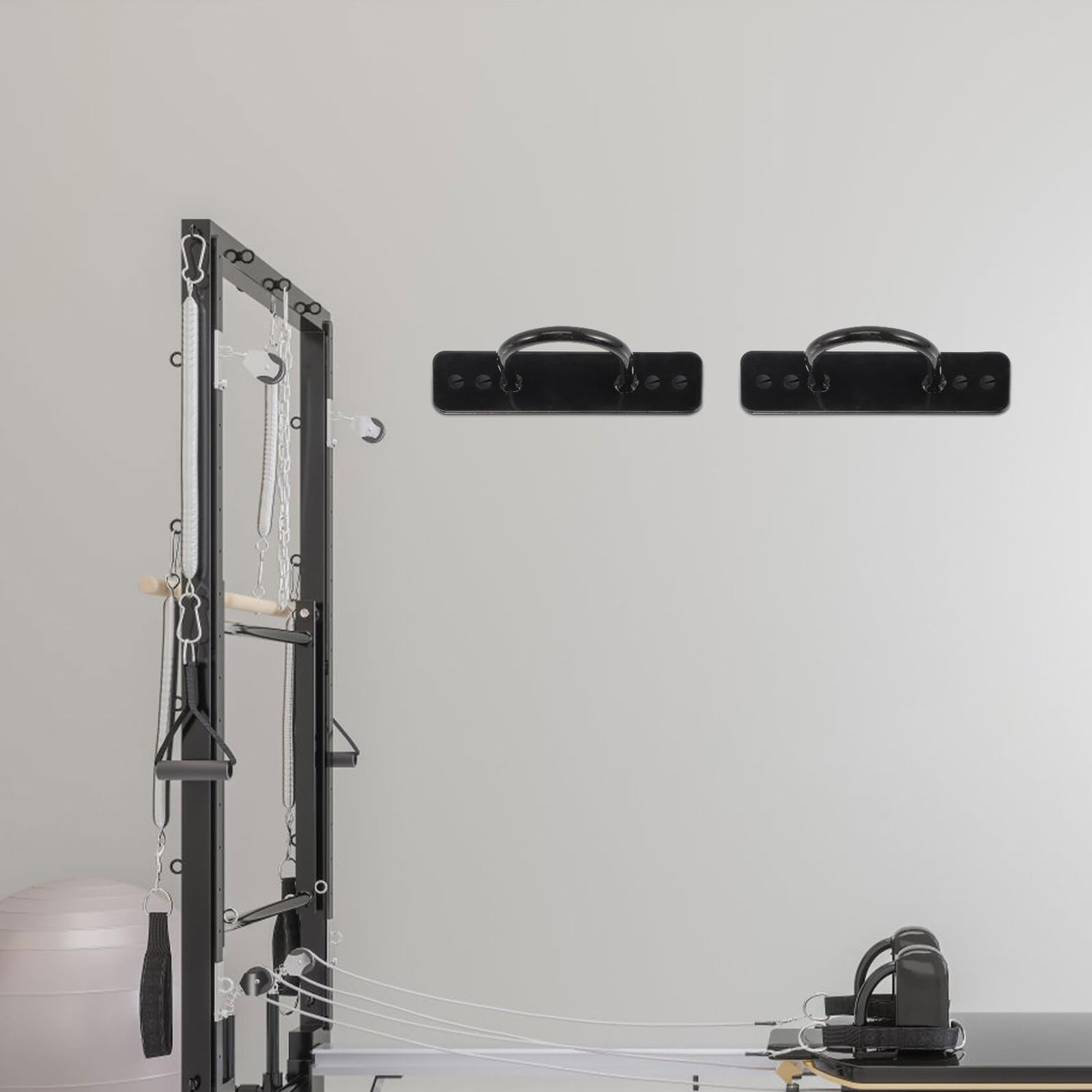 Mikinona 2 Stück Teiliges Battle Rope Wandanker Belastbarer Fitness seilhalter für Gymnastikringe Yoga Boxing und Hängematten Robuste Wandbefestigung für Krafttraining und Heim Workouts