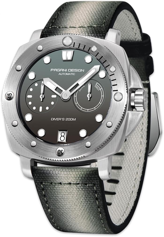 Montre Automatique Homme Pagani Design 1759 - Bracelet Cuir Étanche