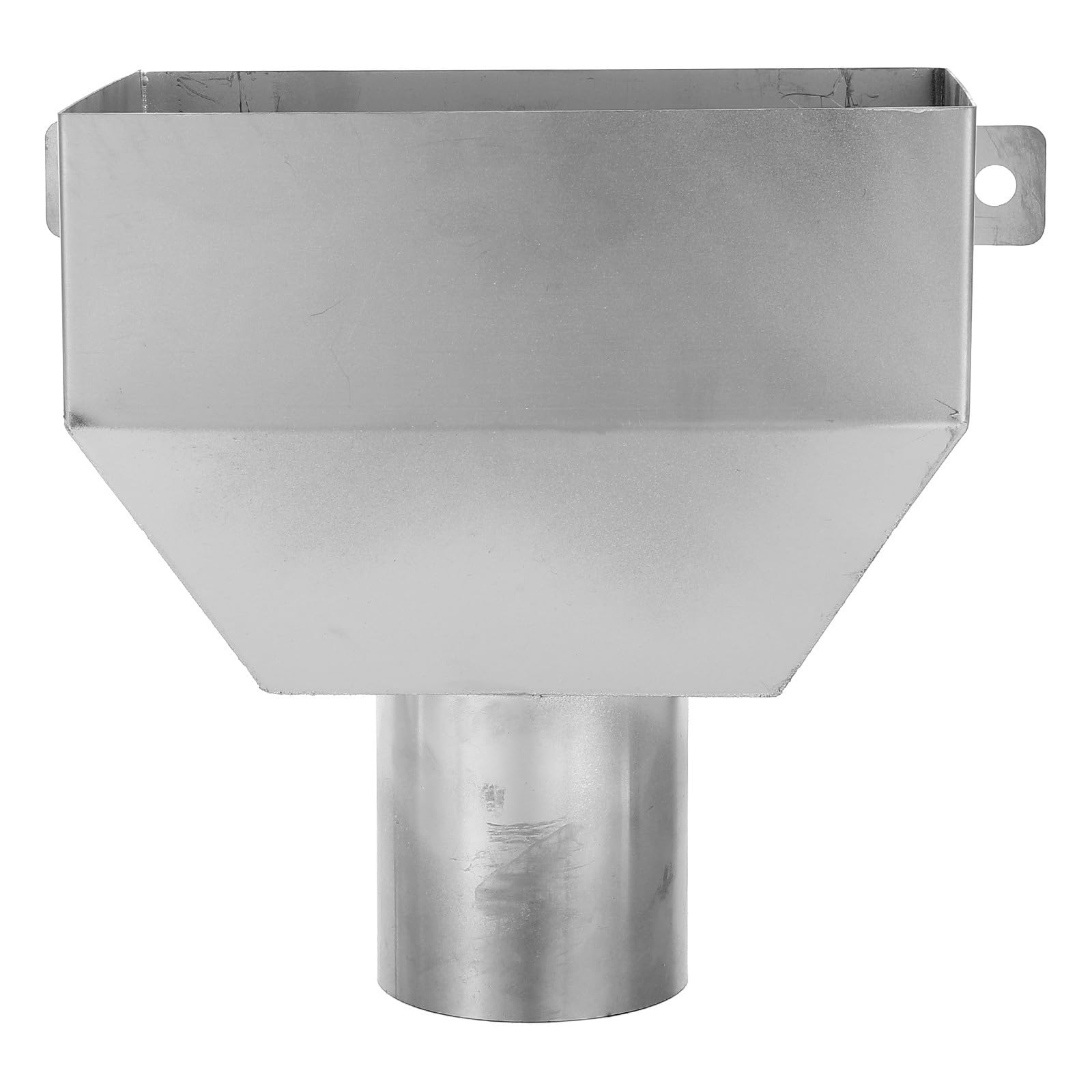TEHAUX Conector de bajante, bajante de canaleta para techo de acero inoxidable, mantenimiento fácil, mejora de desagüe de techo, compatible con tuberías de hierro fundido y PVC