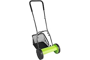 5 Blade Push Reel Lawn Mower 20 Inch 1.33' to 2.51' Adjustable...