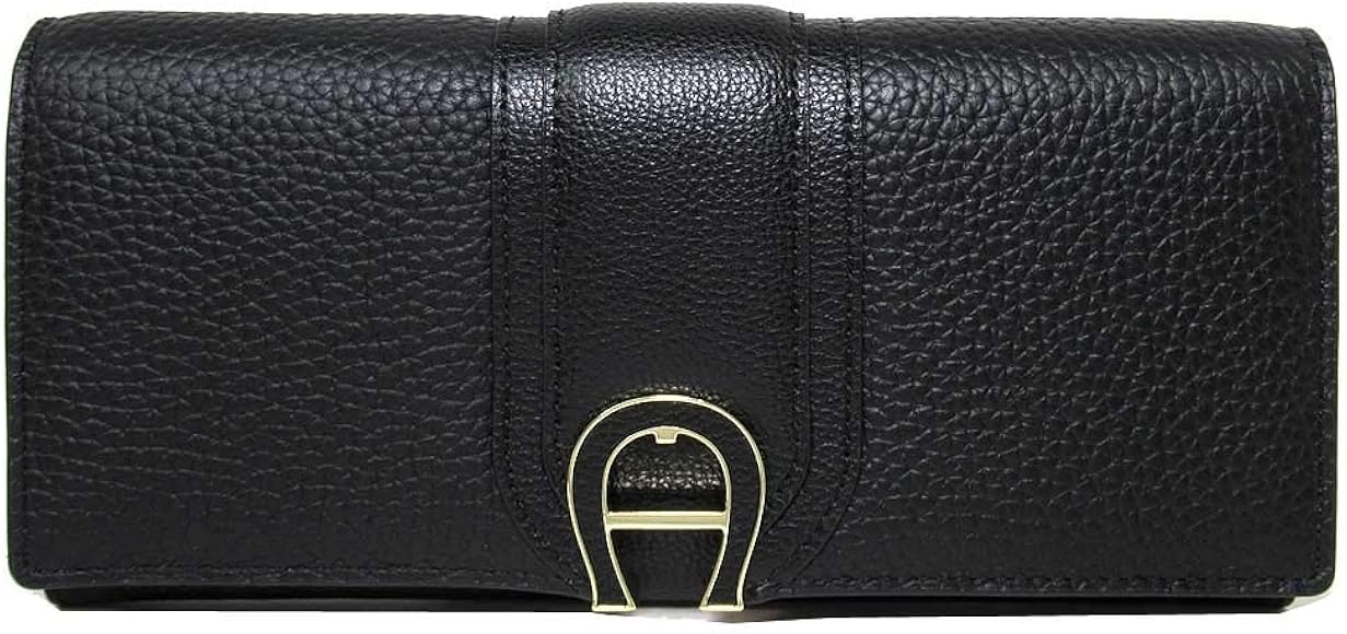 Amazon | アイグナー AIGNER財布 156283-002 レザー ロゴ 金具 二 