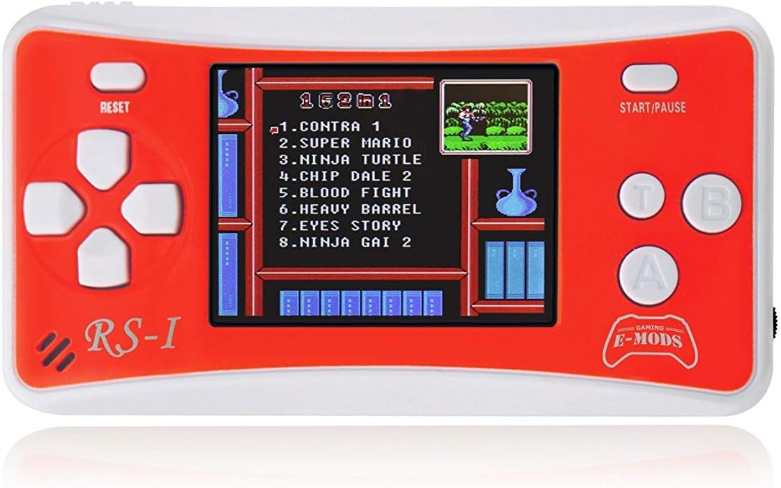2.5" Handheld Game Console Built-in 162 Games with Speaker - Red