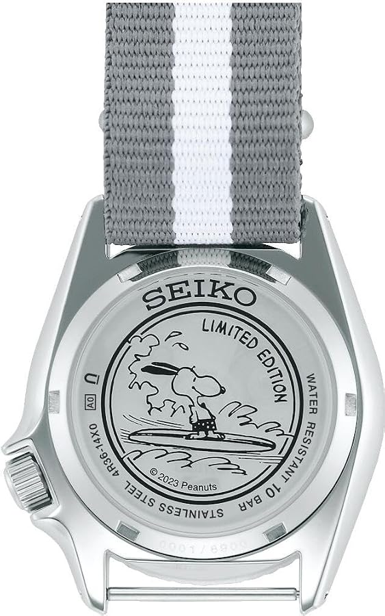 Amazon | Seiko 5 Sports X Peanuts スヌーピー サーフボード 限定版