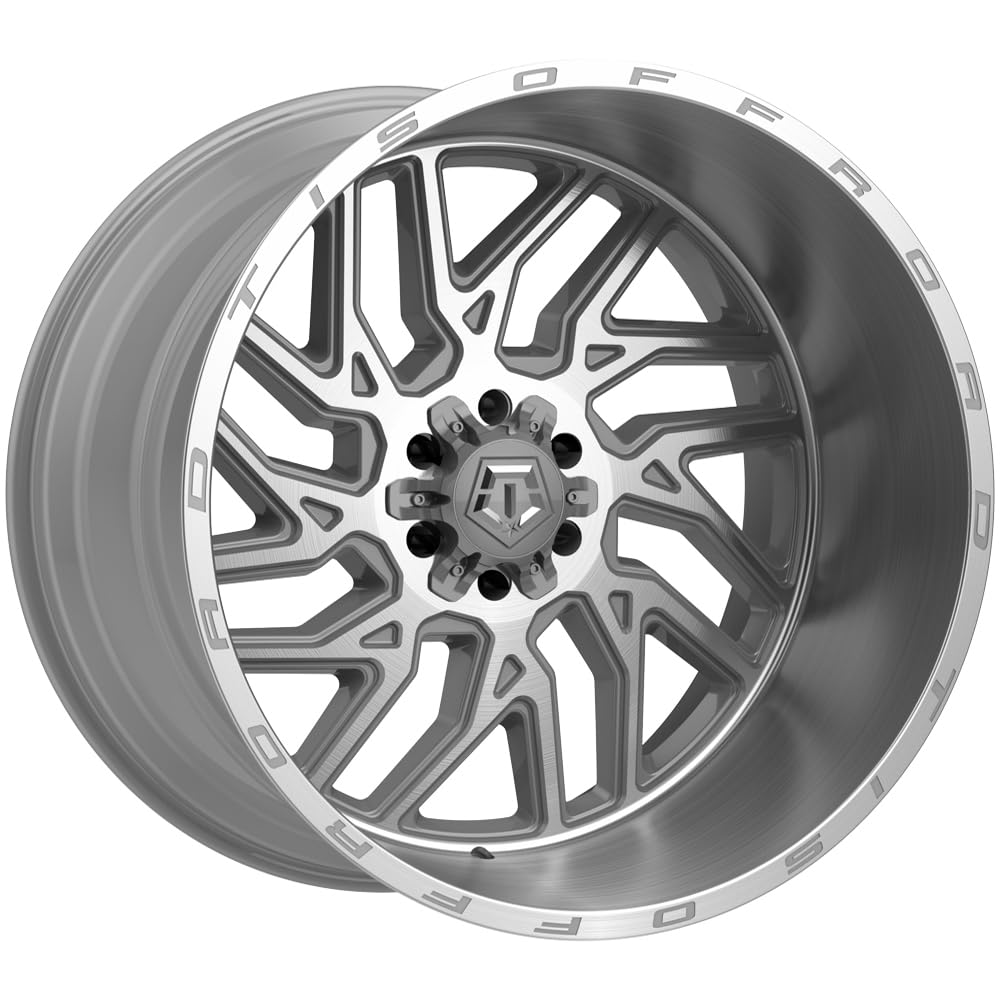 Amazon.com: TIS 544BSM 22X12 Brushed Silver & Milled Wheel - 8X170