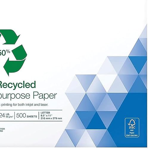 Miniatura 3 de Staples Papel multiusos reciclado 50 por ciento, 8 12 "x 11", resma